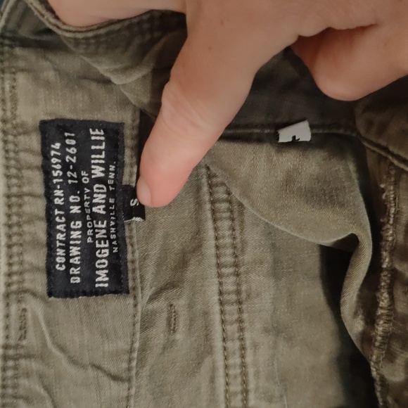imogene + willie Blake Military Trouser in Olive size S - Picture 3 of 9
